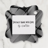 ビジネスモダンロゴのパッケつるージ フェイバータグ (裏面)