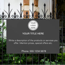 ビジネスモダンロゴのプロモ広告ーション文字