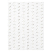 ビジネスモダンロゴクリーンミニマルカンパニー白 テーブルクロス (正面)