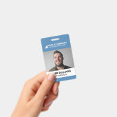 ビジネスモダンロゴフォト従業員IDバッジ バッジ (手持ち)