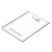 ビジネスモダンロゴプロモーション ノートブック (左側)