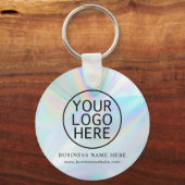 ビジネスモダンロゴホログラフィックプロモーション キーホルダー (正面)