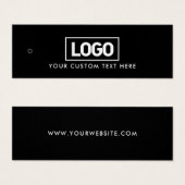 ビジネスモダンロゴラベル衣料つるラベル (正面&裏面)