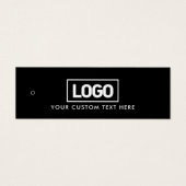 ビジネスモダンロゴラベル衣料つるラベル (正面)