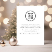 ビジネスモダンロゴリースのクリ企業のスマス シーズンカード