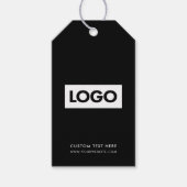 ビジネスモダンロゴ価格ラベル ギフトタグ (正面)