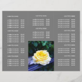 ビジネスモダンロゴ写真三重グレーのパンフレット (裏面)