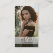 ビジネスモダンロゴ写真家の写真 名刺 (正面)