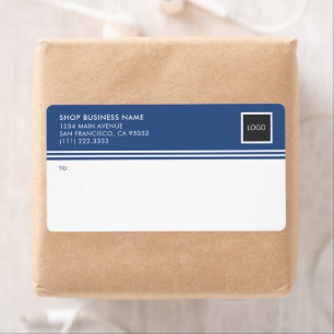 ビジネスモダンロゴ郵送ラベル ラベル