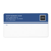 ビジネスモダンロゴ郵送ラベル ラベル (正面)