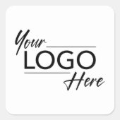 ビジネスモダンロゴ スクエアシール (正面)