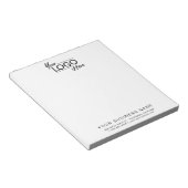 ビジネスモダンロゴ ノートパッド (アングル)