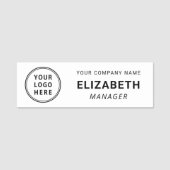 ビジネスモダンロゴ 名札 (正面)