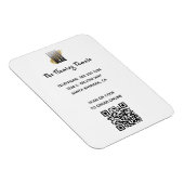 ビジネスモダンロゴQRコードプロモーション マグネット (右側)