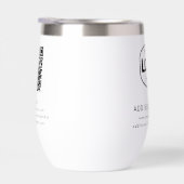 ビジネスモダンロゴQRコード企業のカスタム (右面)