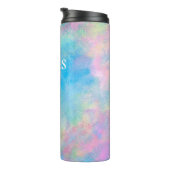 ビジネスモダンロゴTurquioiseピンクイエロー タンブラー (回転右)