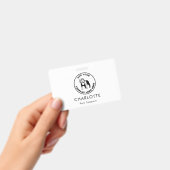 ビジネスモダンロゴVetテックカスタム バッジ (手持ち)