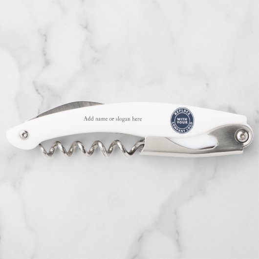 ビジネスモダンロゴWebサイト従業員スワッグ ソムリエナイフ (裏面)
