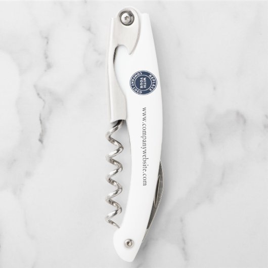 ビジネスモダンロゴWebサイト従業員スワッグ ソムリエナイフ (正面)