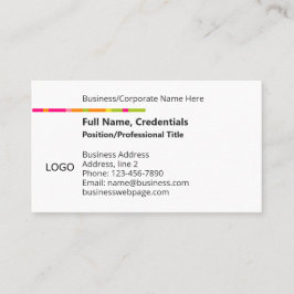 ビジネスモダンロ企業のゴの色、白黒 名刺