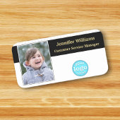 ビジネスモダンロ企業のゴExecutive ID写真 名札