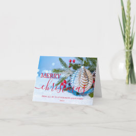 ビジネスモダン企業のクリスマス シーズンカード