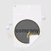 ビジネスモダン会社独自のロゴホワイトプロモーション ゴルフタオル (インサイチュ)