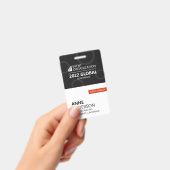 ビジネスモダン会議イベント バッジ (手持ち)