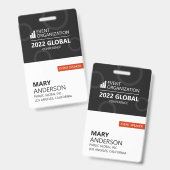 ビジネスモダン会議イベント#custom バッジ (表裏)