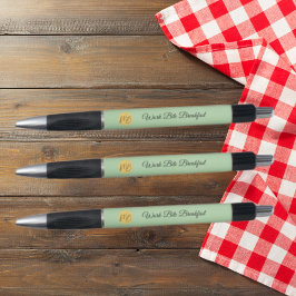 ビジネスモダン名とロゴのプロモーション ボールペン