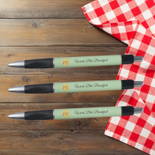 ビジネスモダン名とロゴのプロモーション ボールペン