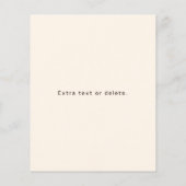 ビジネスモダン名エレガントモノグラム | ダークブラウン チラシ (裏面)