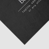 ビジネスモダン名ミニマルおよびその他の情報 |黒 薄葉紙 (詳細)