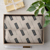 ビジネスモダン名ロゴのパッケージBeige 薄葉紙 (ギフト)