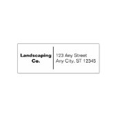 ビジネスモダン差出人住所自己インキング用スタンパ セルフインキングスタンプ (デザイン)