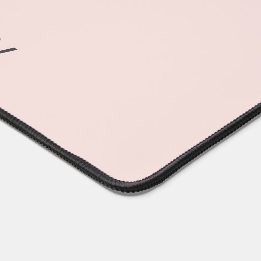 ビジネスモダン赤面ピンクエレガント色 デスクマット (コーナー)