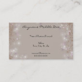 ビジネスモノグラムのばら色カードN 名刺 (裏面)