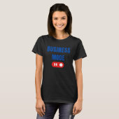 ビジネスモード オン Tシャツ (正面フル)