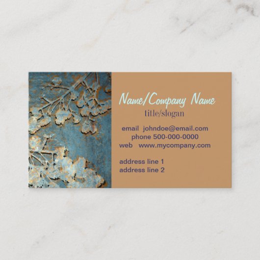 ビジネスユニークカードオリジナルフォトアート 名刺 (正面)