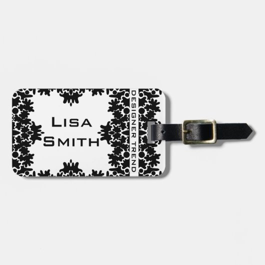 ビジネスユニークシンプルデザイエレガントナーの傾向 ラゲッジタグ (正面横)