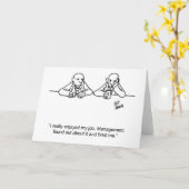 ビジネスユーモアグリーティングカード カード (黄色い花)