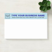 ビジネスライトブルー見出し大きな投稿it note ポストイット (オフィス)