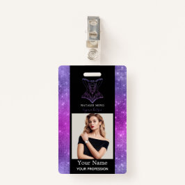 ビジネスランジェリーブティック従業員写真 バッジ