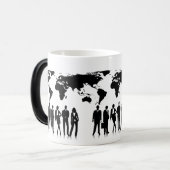 ビジネスリーダー:プロフェッショナル人的取引 モーフィングマグカップ (正面左)