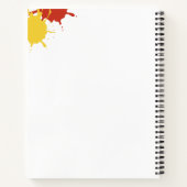 ビジネスレストランカンパニーハンバーガーホットドッグ ノートブック (裏面)