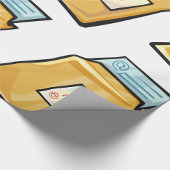 ビジネスレター ラッピングペーパー