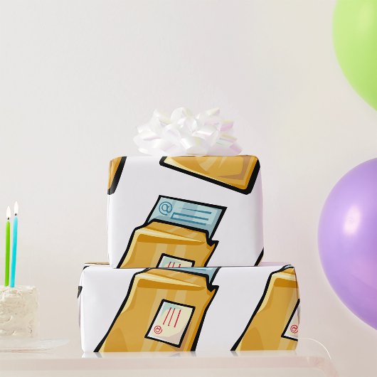 ビジネスレター ラッピングペーパー