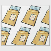 ビジネスレター ラッピングペーパー (フラット)