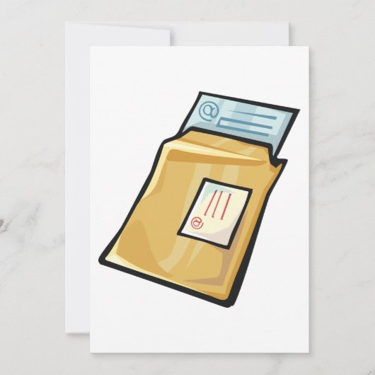 ビジネスレター 招待状 (正面)