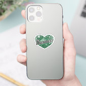 ビジネスレトロハートBlackboard Love シール (スマートフォン)